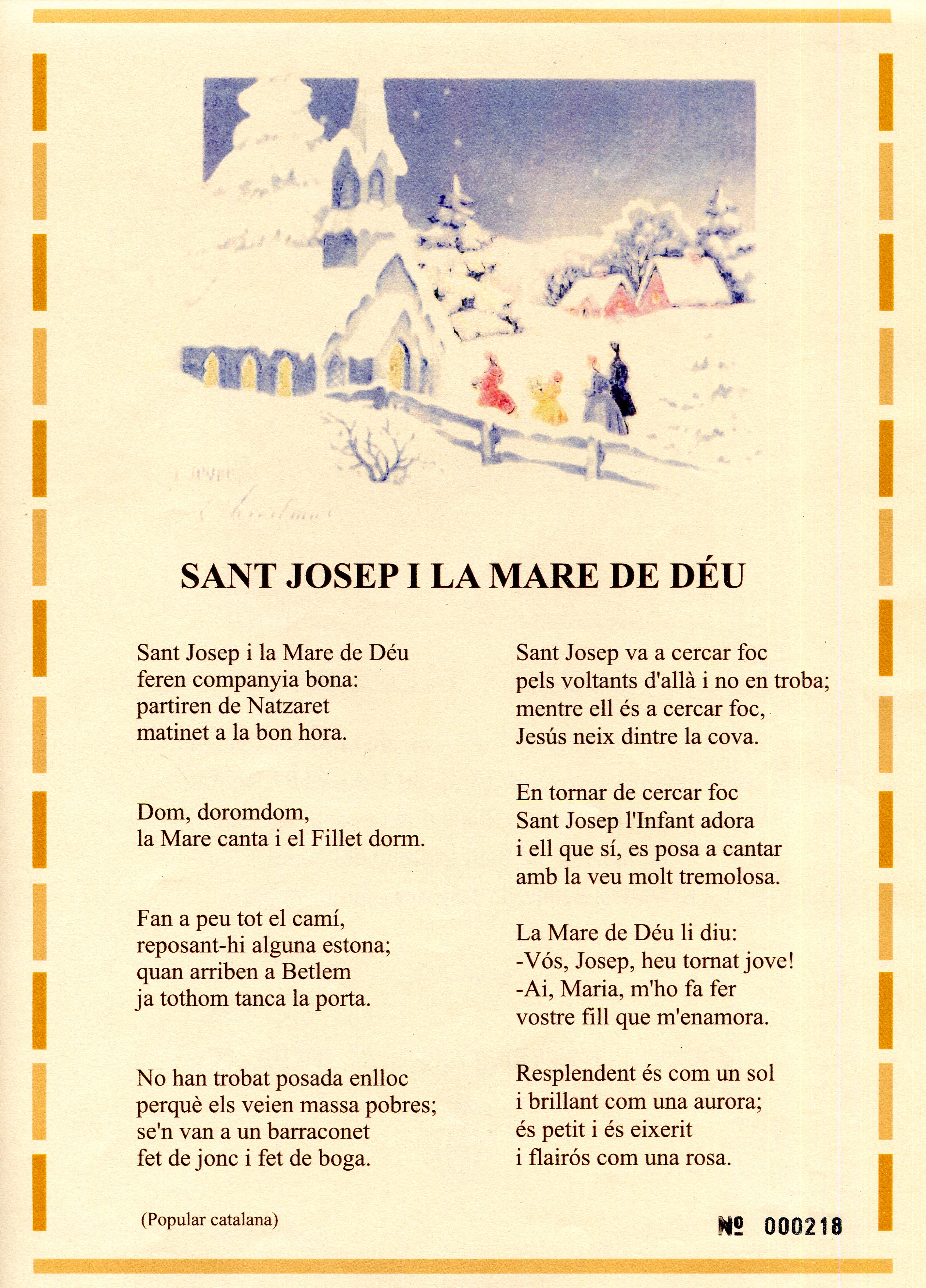 Goigs en lloança de la Nit de Nadal : Felicitació - Recordatori - Miniatura 2